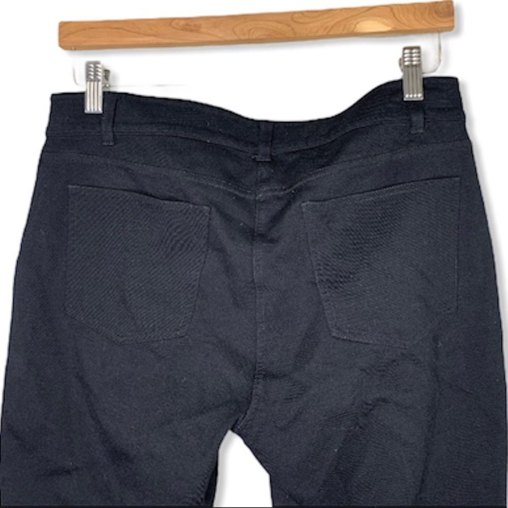 Eileen Fisher Ponte zip black riding pants - Picture 5 of 8